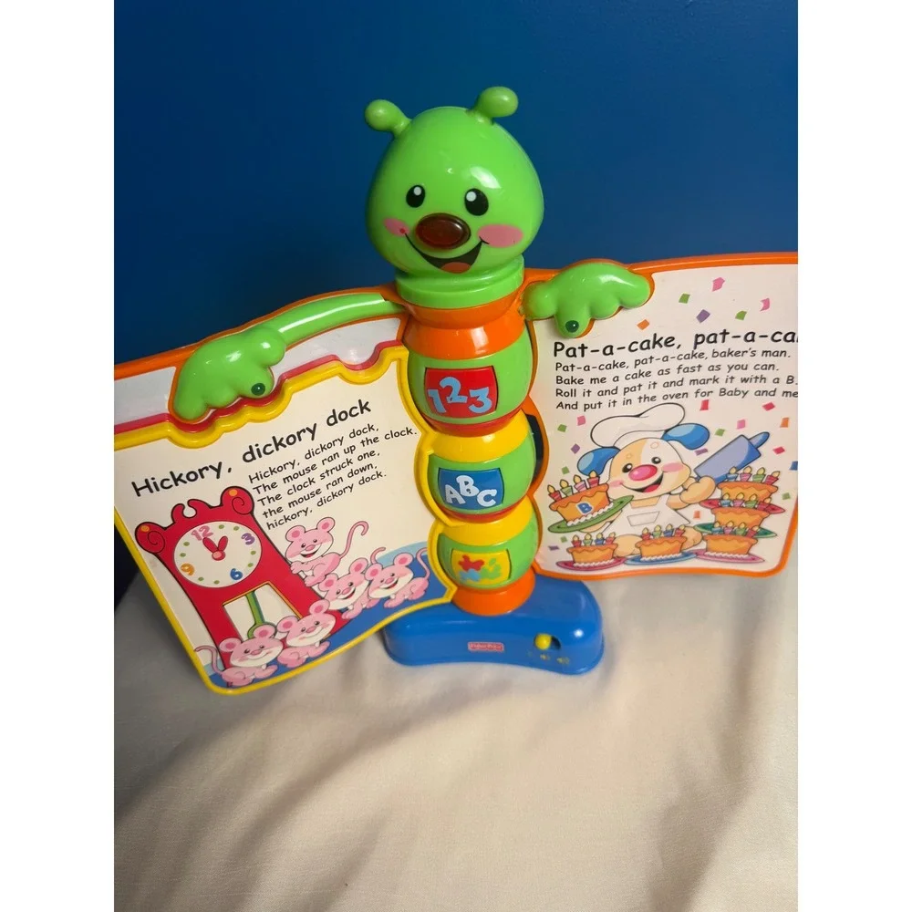 Fisher-Price Laugh & Learn Storybook Rhymes Musical Caterpillar Baby Toy N1161